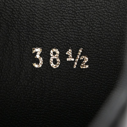 Fendi Vitello Abrasivato Fendigraphy 50mm Biker Boots 38.5 Black 8 of 11