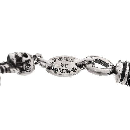 Chrome Hearts Sterling Silver Foti Skull Bracelet 3 of 4