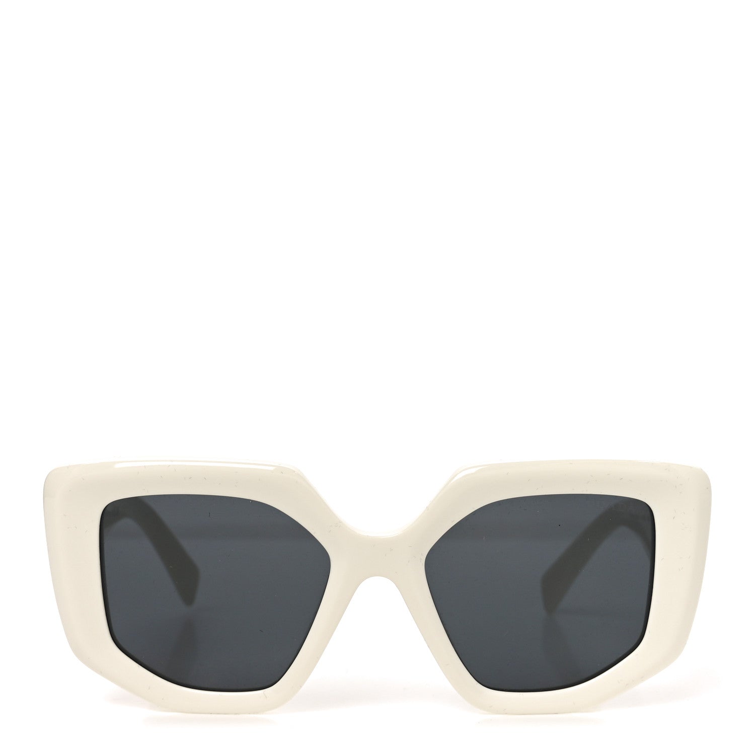 Prada Acetate Symbole Sunglasses SPR 14Z Talc 2 of 7
