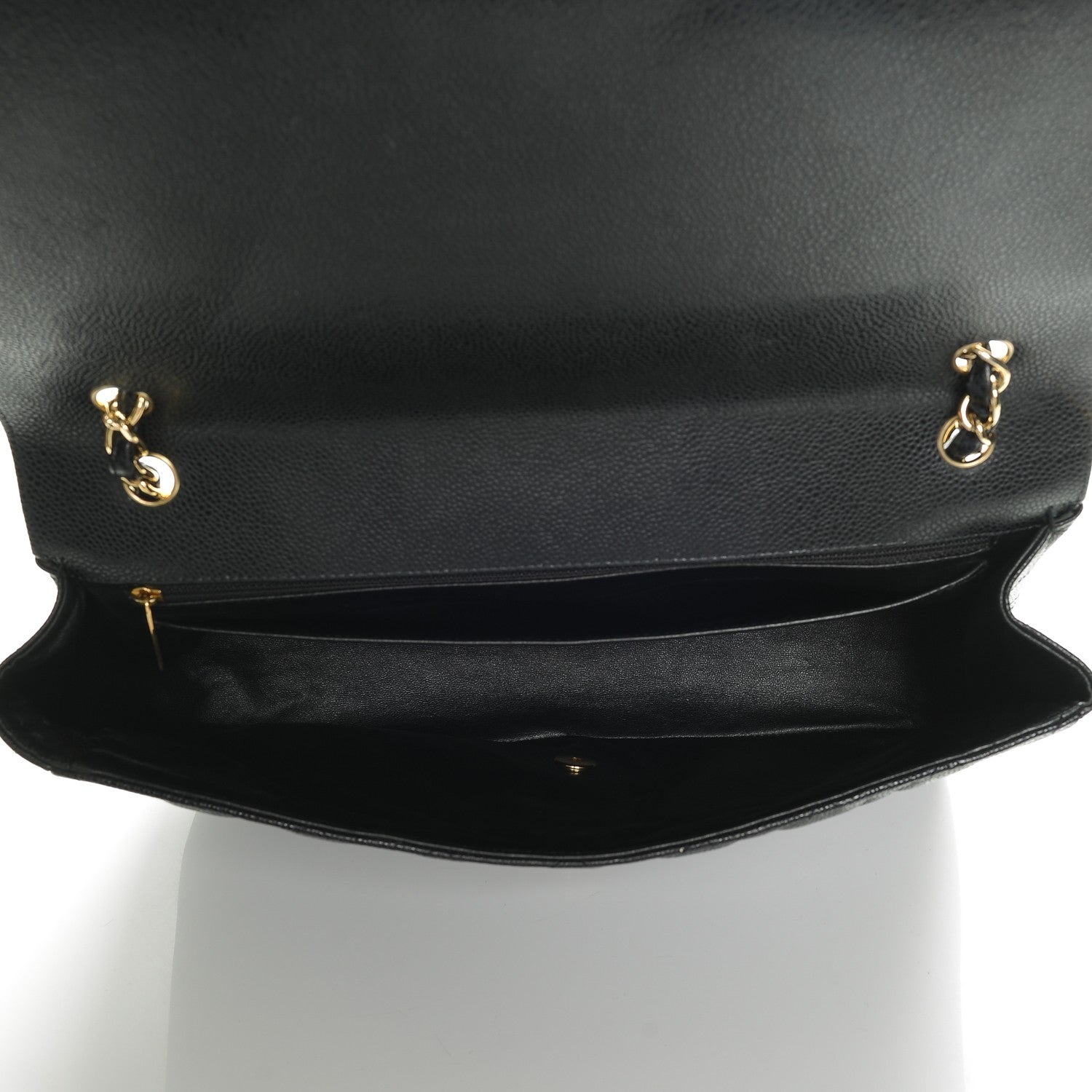 Chanel Caviar Quilted Maxi Single Flap Black 5 of 6