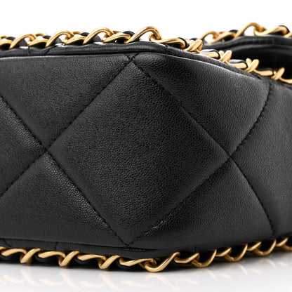 Chanel Lambskin Small Chain Around Top Handle Flap  Black 10 of 11