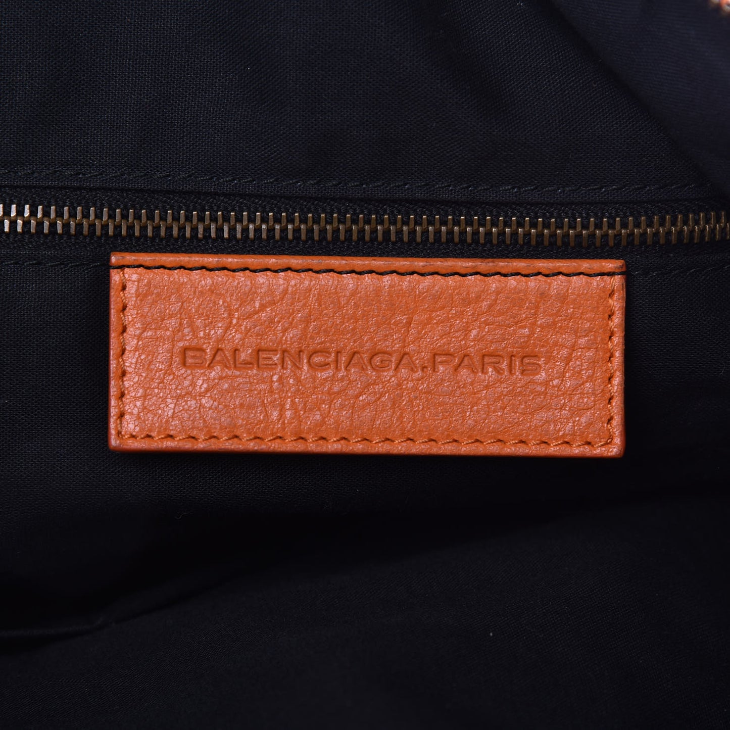 Agneau Classic Hardware Polly Tangerine
