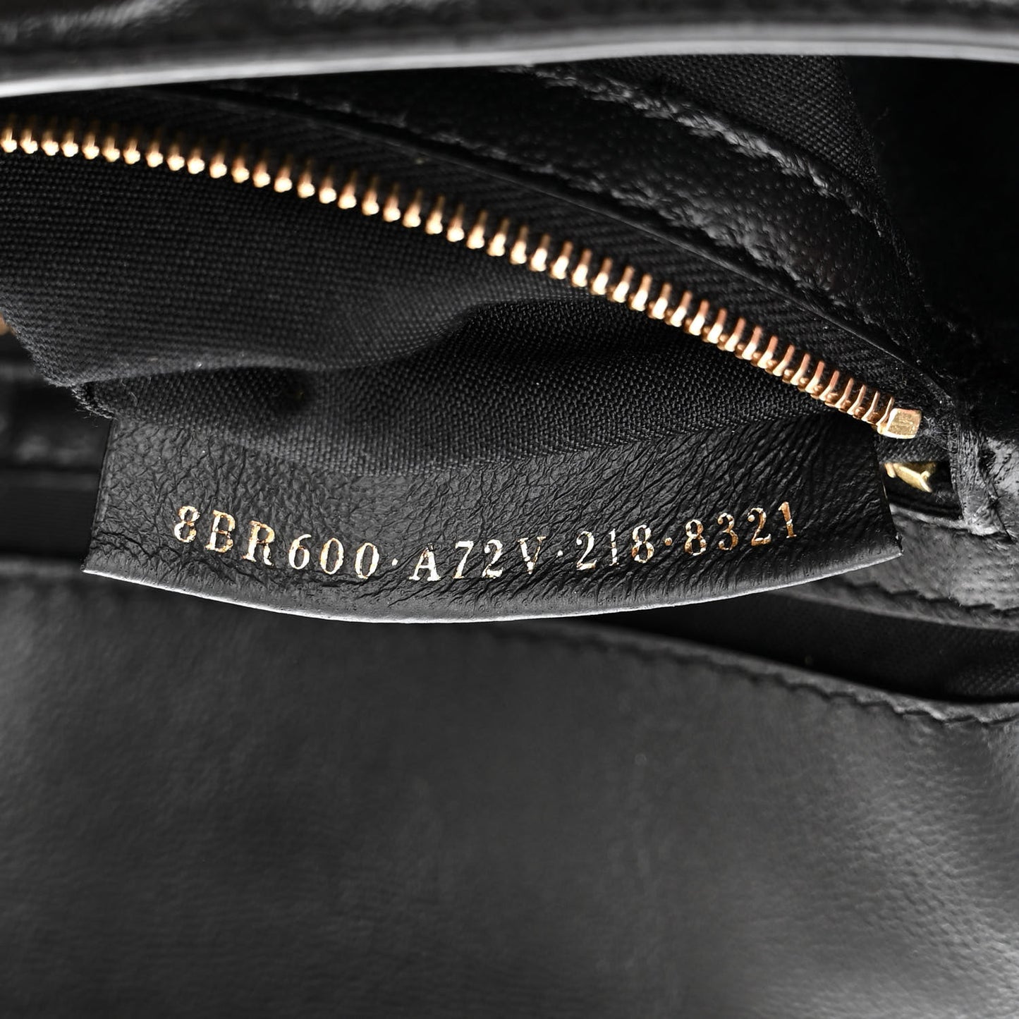 Nappa FF 1974 Embossed Baguette Black