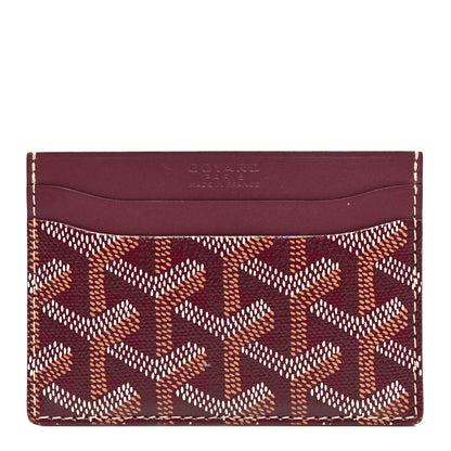 Goyard Goyardine Saint Sulpice Card Holder Bordeaux 1 of 7