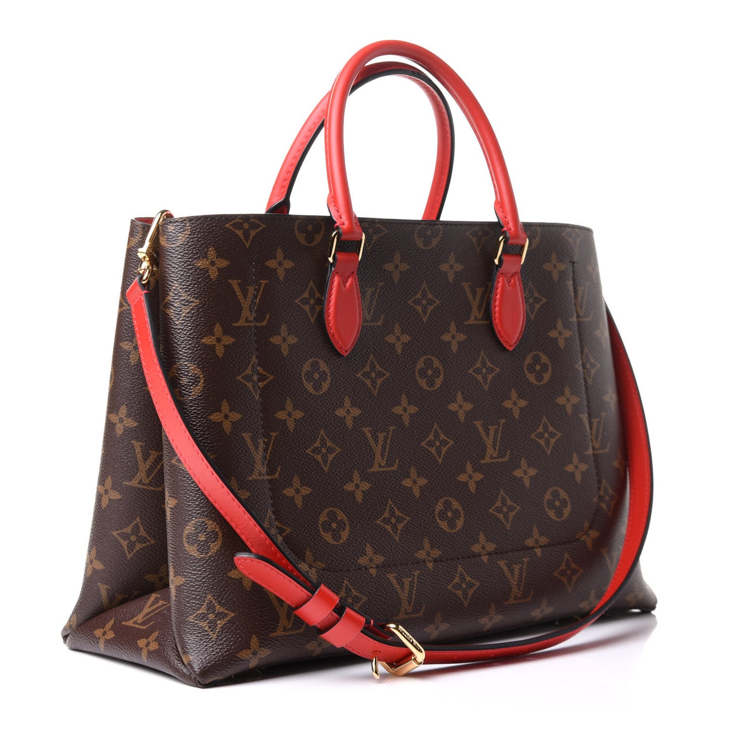 Monogram Flower Tote Coquelicot