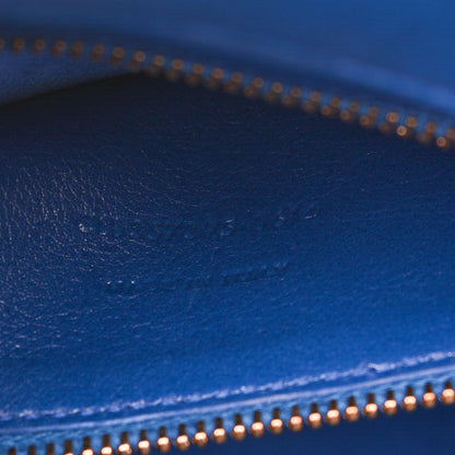 Saint Laurent Calfskin Small Monogram Cabas Blue Majorelle 7 of 7