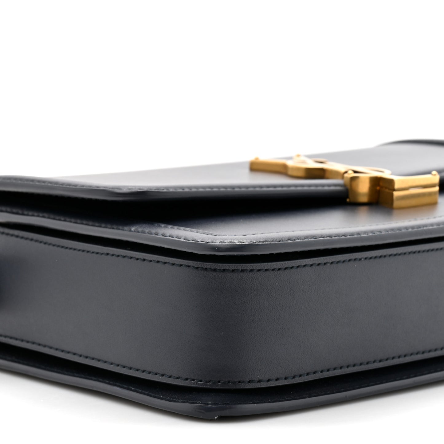 Box Calfskin Monogram Medium Solferino Satchel Deep Marine