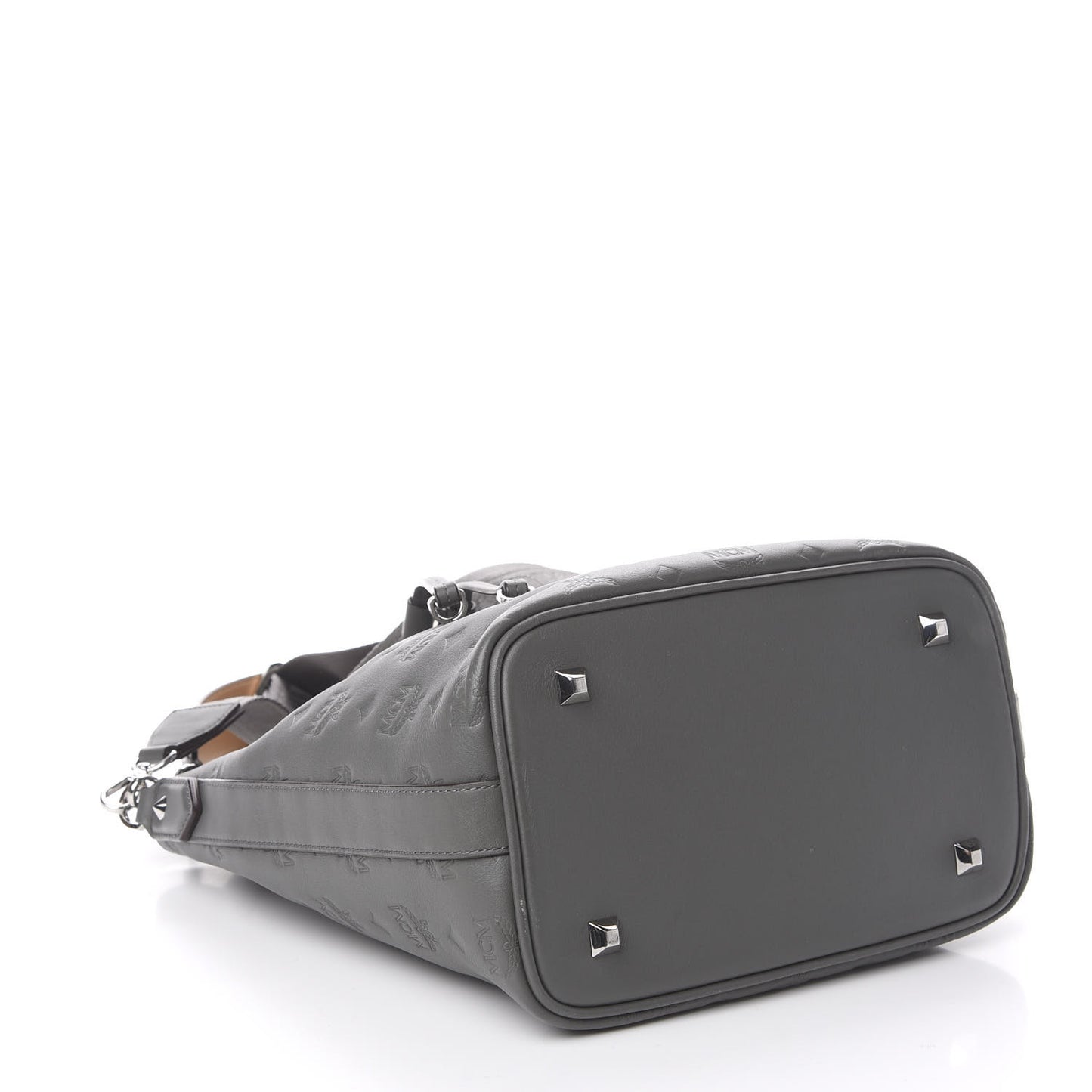 Calfskin Ottomar Monogram Small Essential Bucket Charcoal