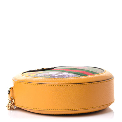 Gucci GG Supreme Monogram Flora Web Mini Ophidia Round Shoulder Bag Beige Multicolor Crop 4 of 11