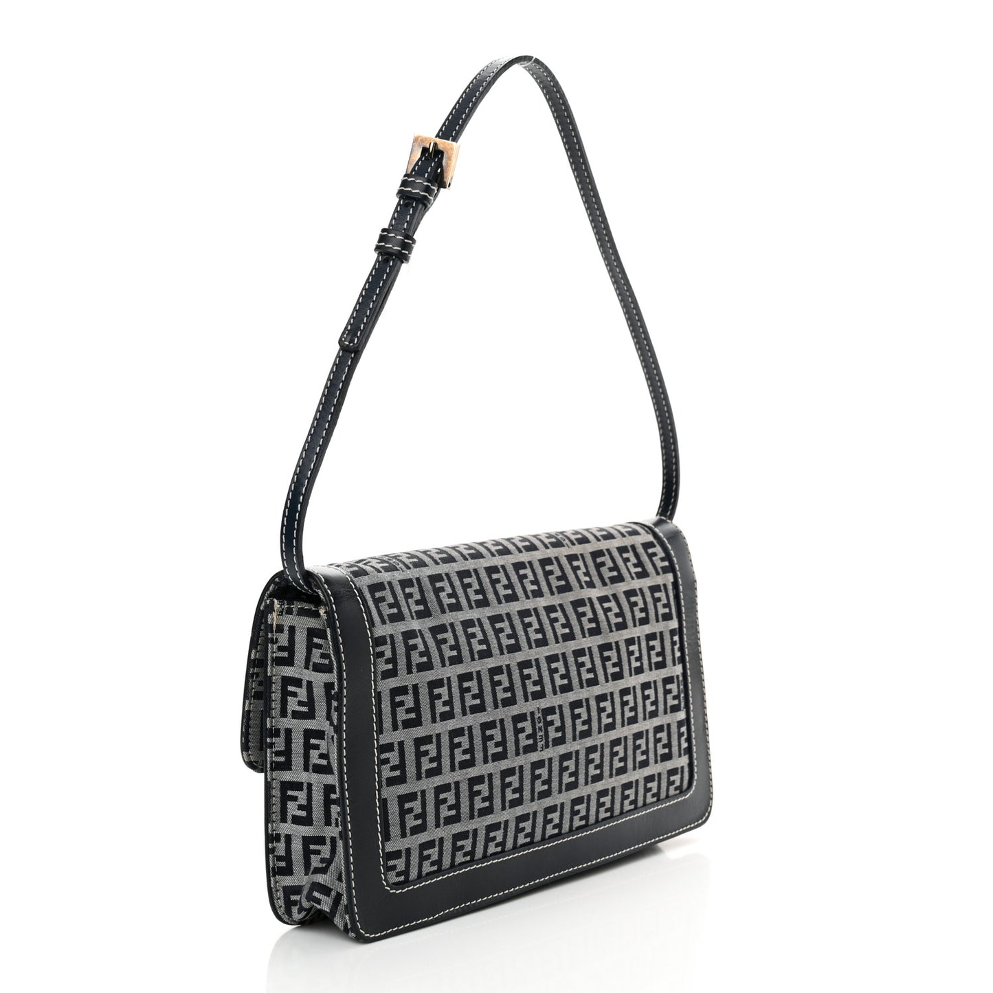 Zucchino Baguette Shoulder Bag Navy