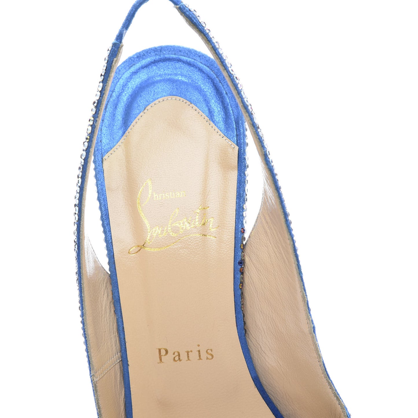 Strass No Prive 120 Pumps 39.5 Meridian Blue