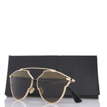 Christian Dior Studded So Real Sunglasses Gold 8 of 8