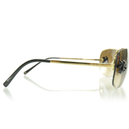Chanel Camellia CC Sunglasses Brown 5 of 9