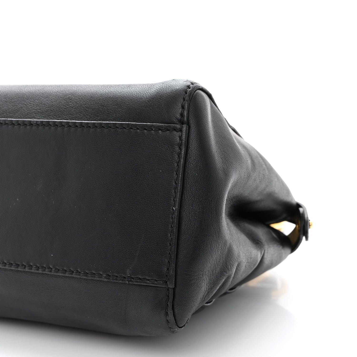 Fendi Nappa Mini Peekaboo Iconic Satchel Black 12 of 12