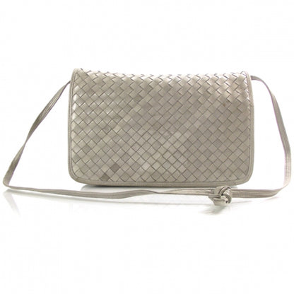 Bottega Veneta Vintage Woven Shoulder Bag Gray 1 of 9