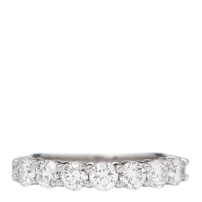 Tiffany Platinum Diamond 3.5mm Half Circle Embrace Band Ring 52 6 1 of 6