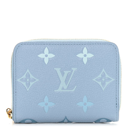 Louis Vuitton Empreinte Monogram Giant By The Pool Zippy Coin Purse Summer Blue 1 of 8