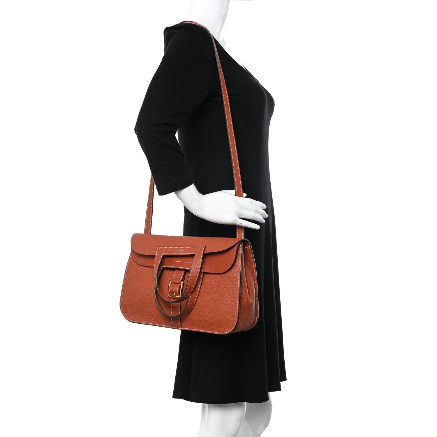 Hermes Taurillon Clemence Halzan 31 Cuivre 2 of 14