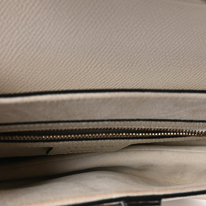 Christian Dior Grained Calfskin Saddle Bag White 5 of 11