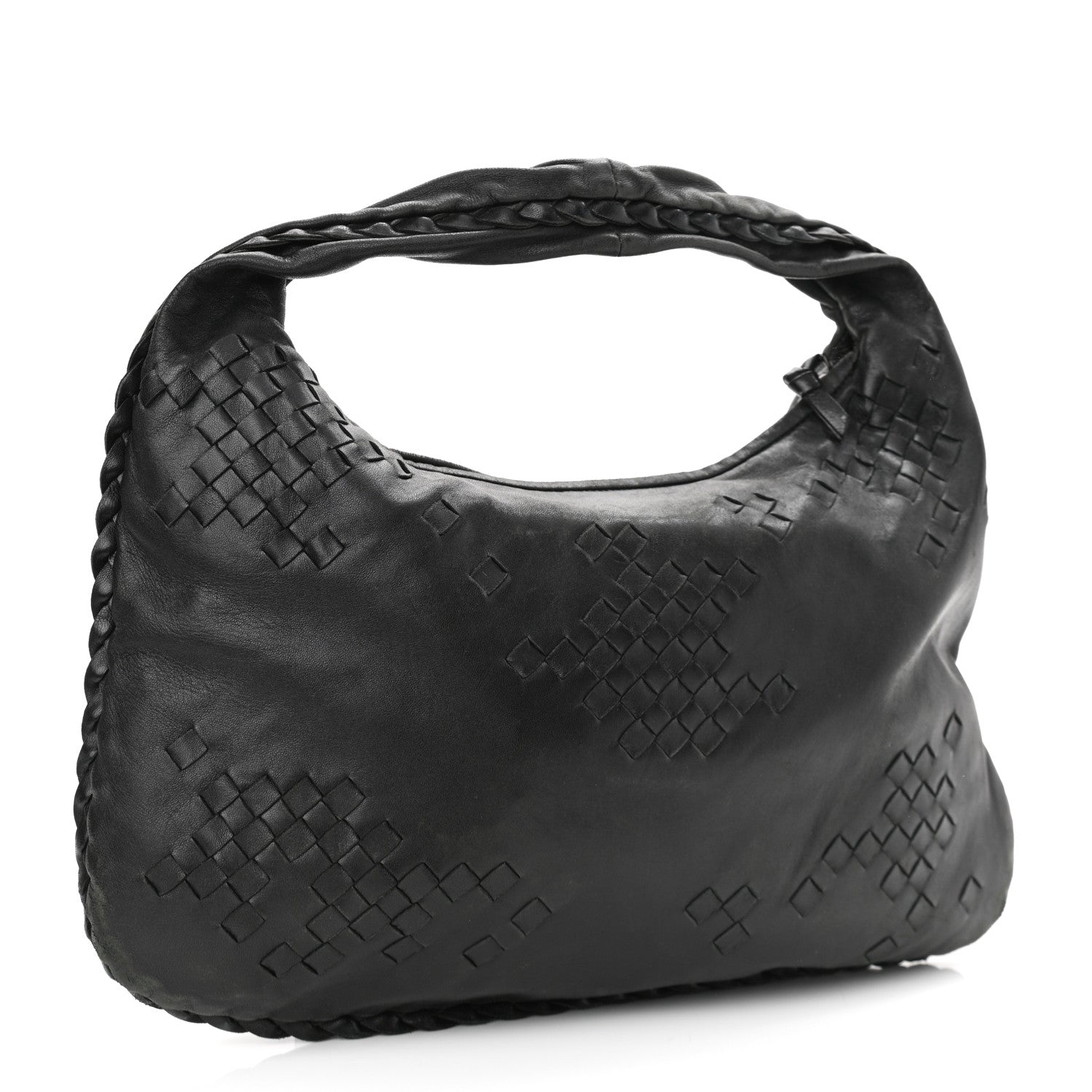 Bottega Veneta Nappa Intrecciato Medium Veneta Hobo Black 3 of 13