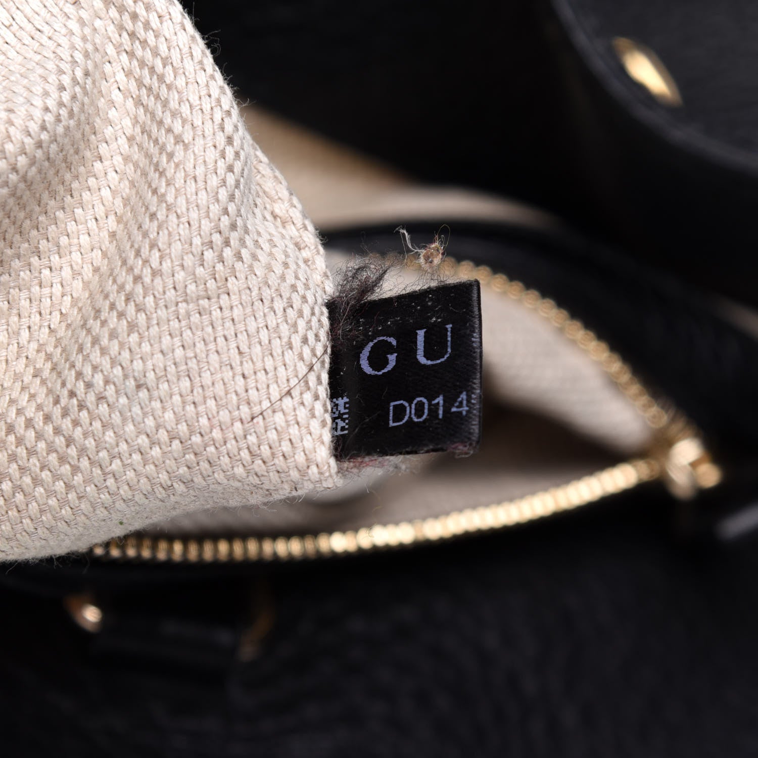 Gucci Pebbled Calfskin Medium Soho Chain Shoulder Bag Black 8 of 14