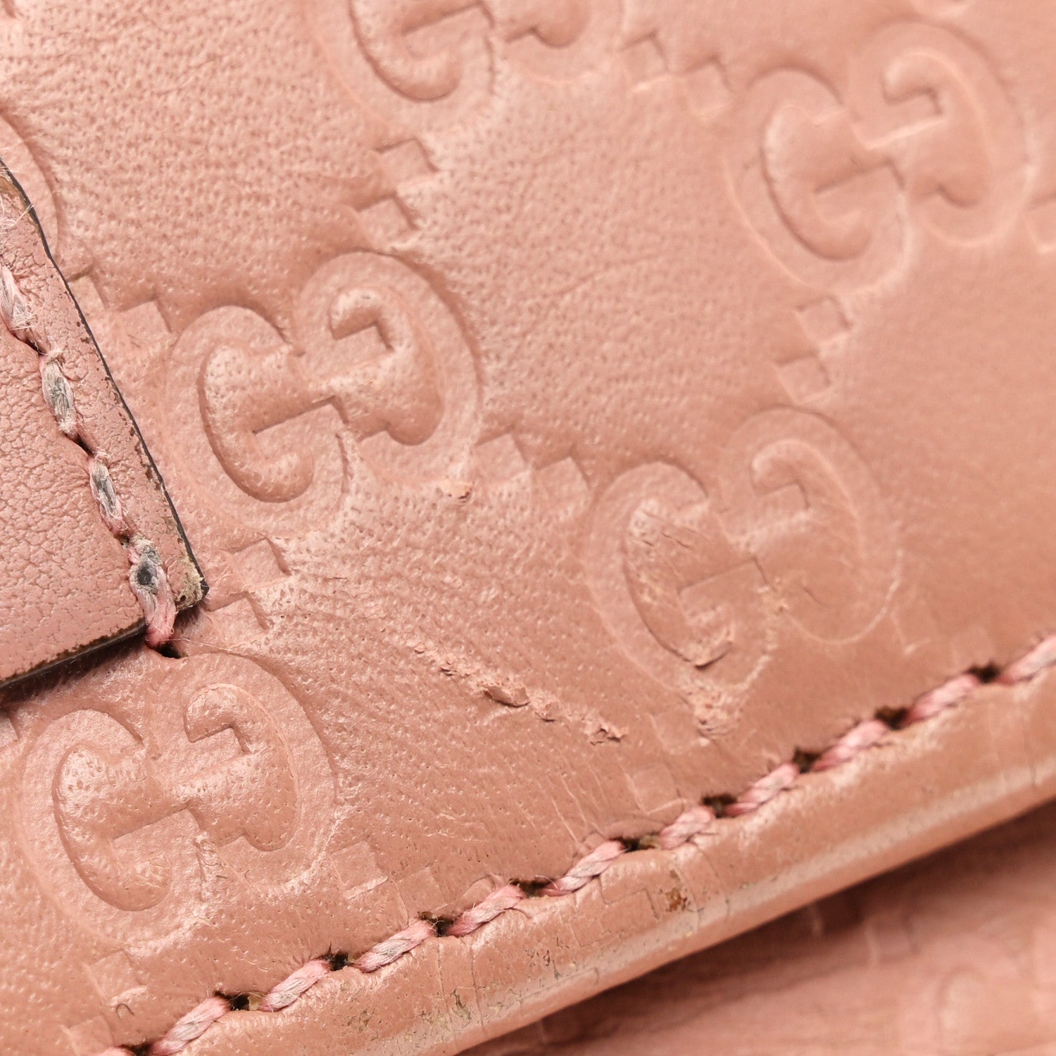 Gucci Microguccissima Flap Wallet Pink 10 of 10