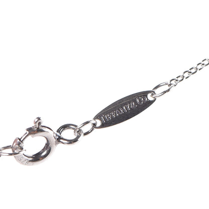 Tiffany Sterling Silver Diamond .05ct Elsa Peretti Diamonds by the Yard Pendant Necklace 6 of 8