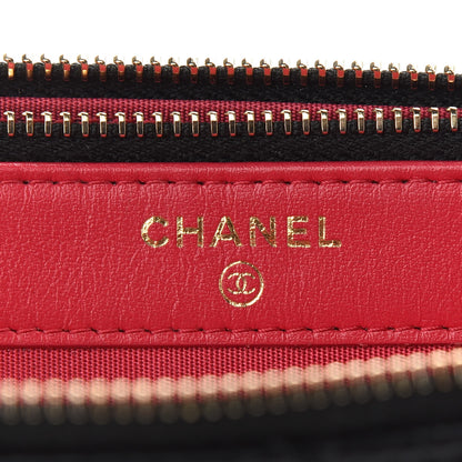 Chanel Lambskin Quilted Small Clutch With Chain Black 6 of 9