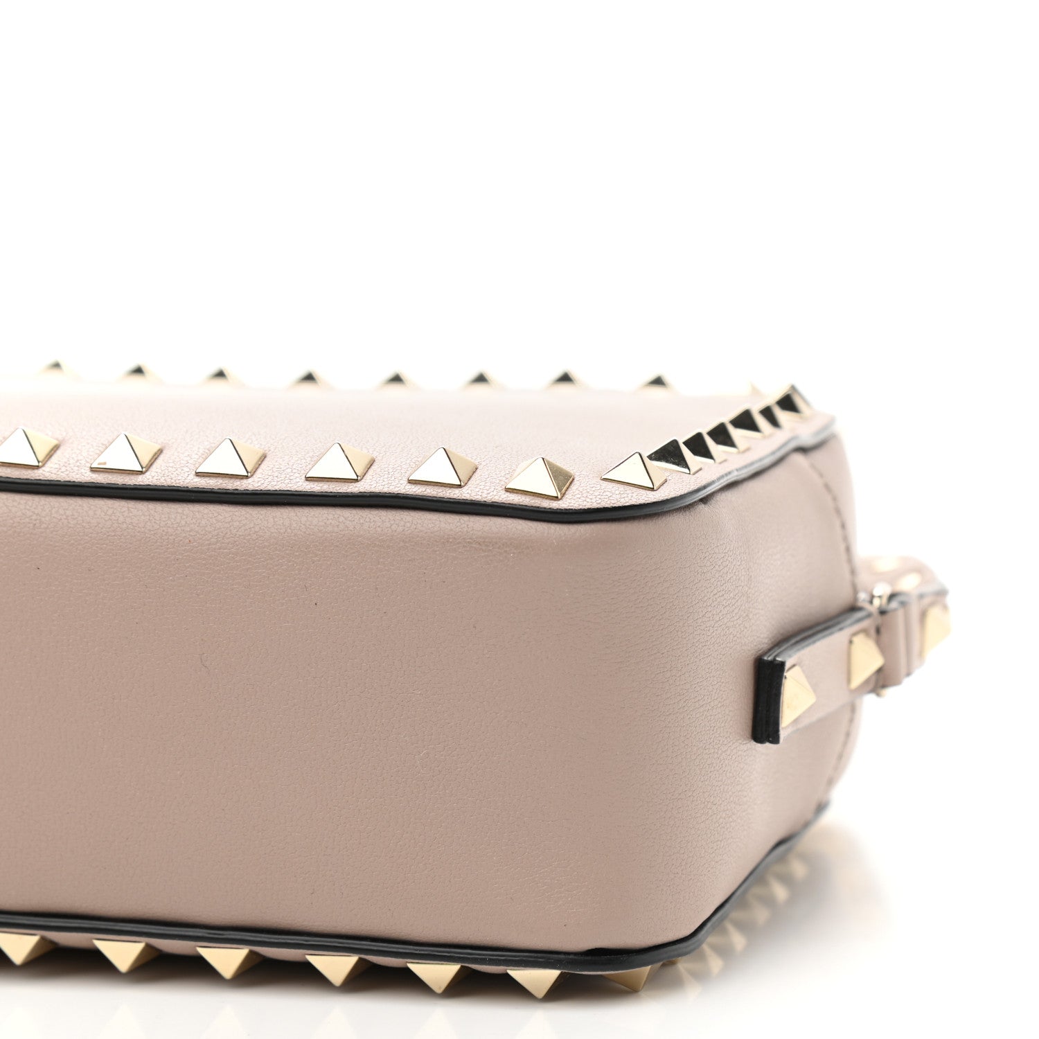 Valentino Garavani Calfskin Rockstud Camera Crossbody Bag Poudre 8 of 9