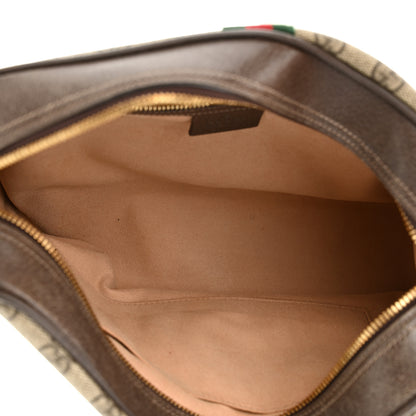 Gucci GG Supreme Monogram Web Small Ophidia Shoulder Bag Brown 5 of 10
