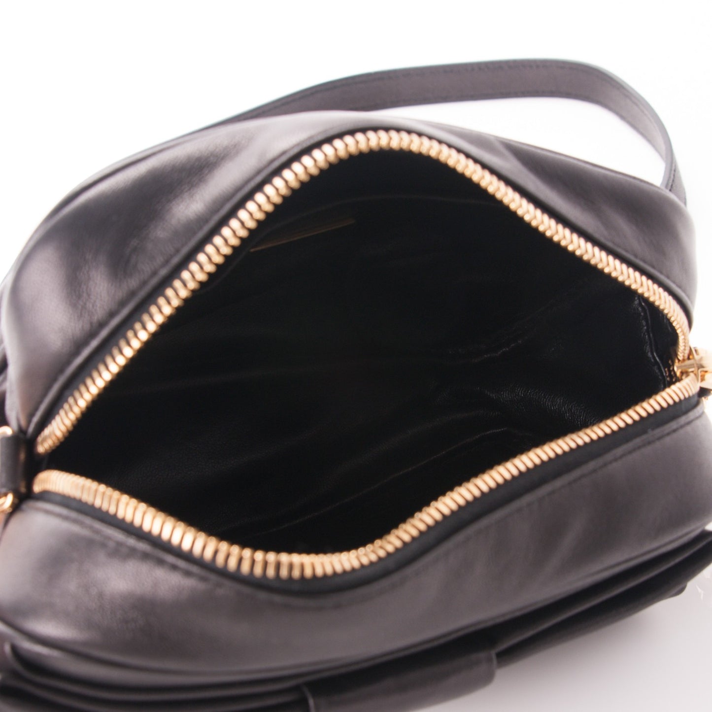 Nappa Fiocco Bow Crossbody Clutch Black