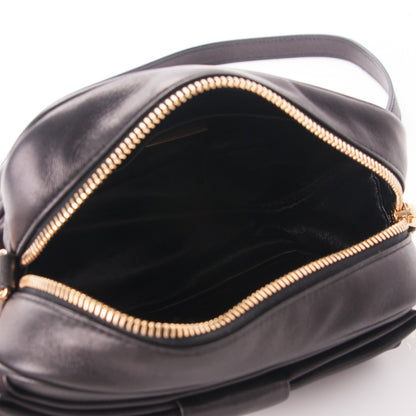 Prada Nappa Fiocco Bow Crossbody Clutch Black 5 of 8
