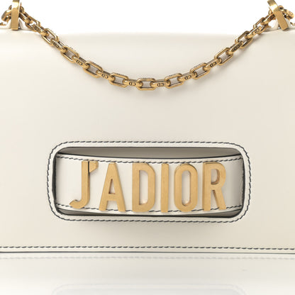 Christian Dior Calfskin J'Adior Chain Flap Bag Off White 8 of 11