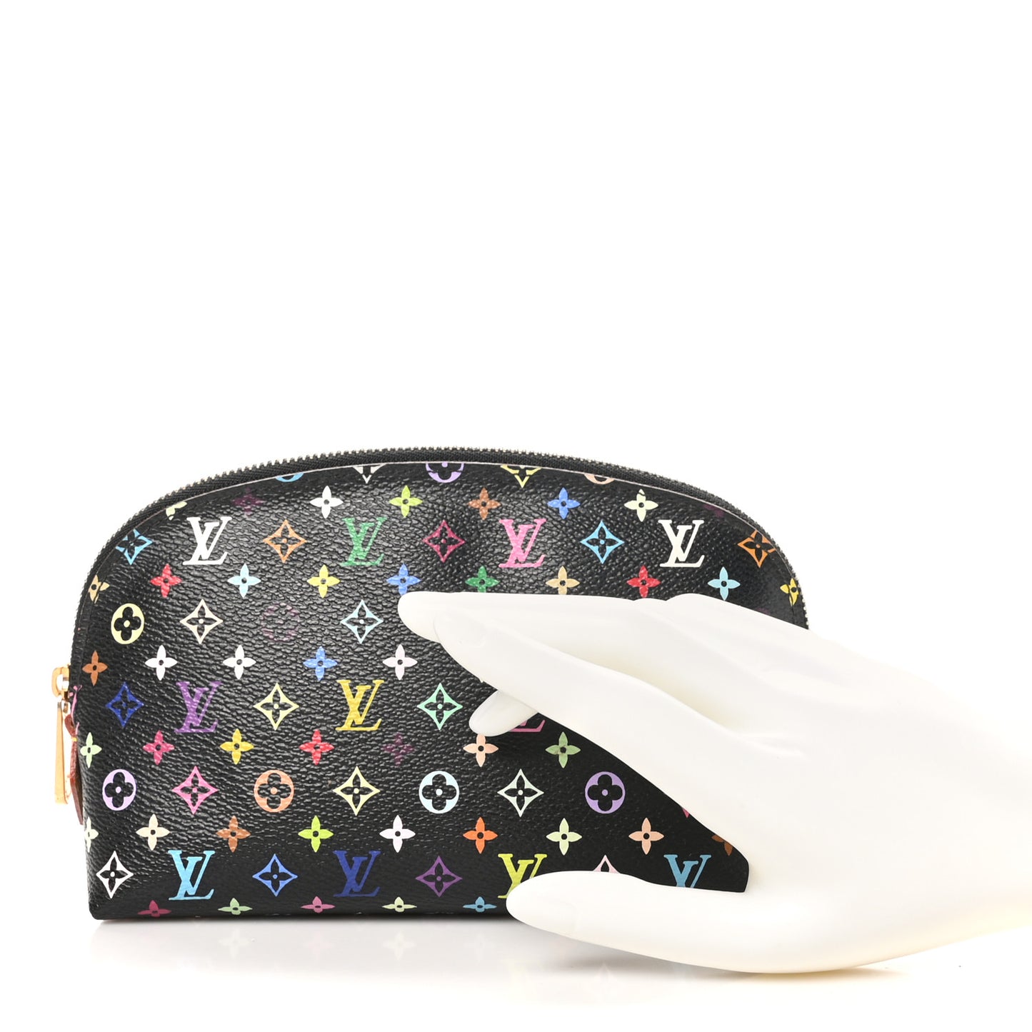 Monogram Multicolor Cosmetic Pouch Black Grenade