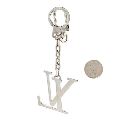 Louis Vuitton LV Facettes Bag Charm Key Holder Silver 2 of 4