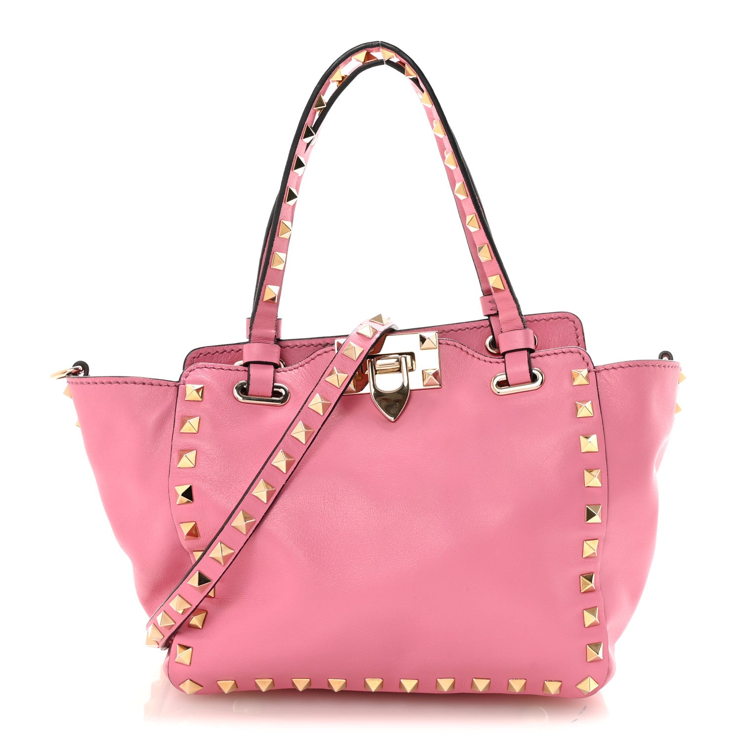 Valentino Garavani Vitello Mini Rockstud Tote Ninphea 1 of 9
