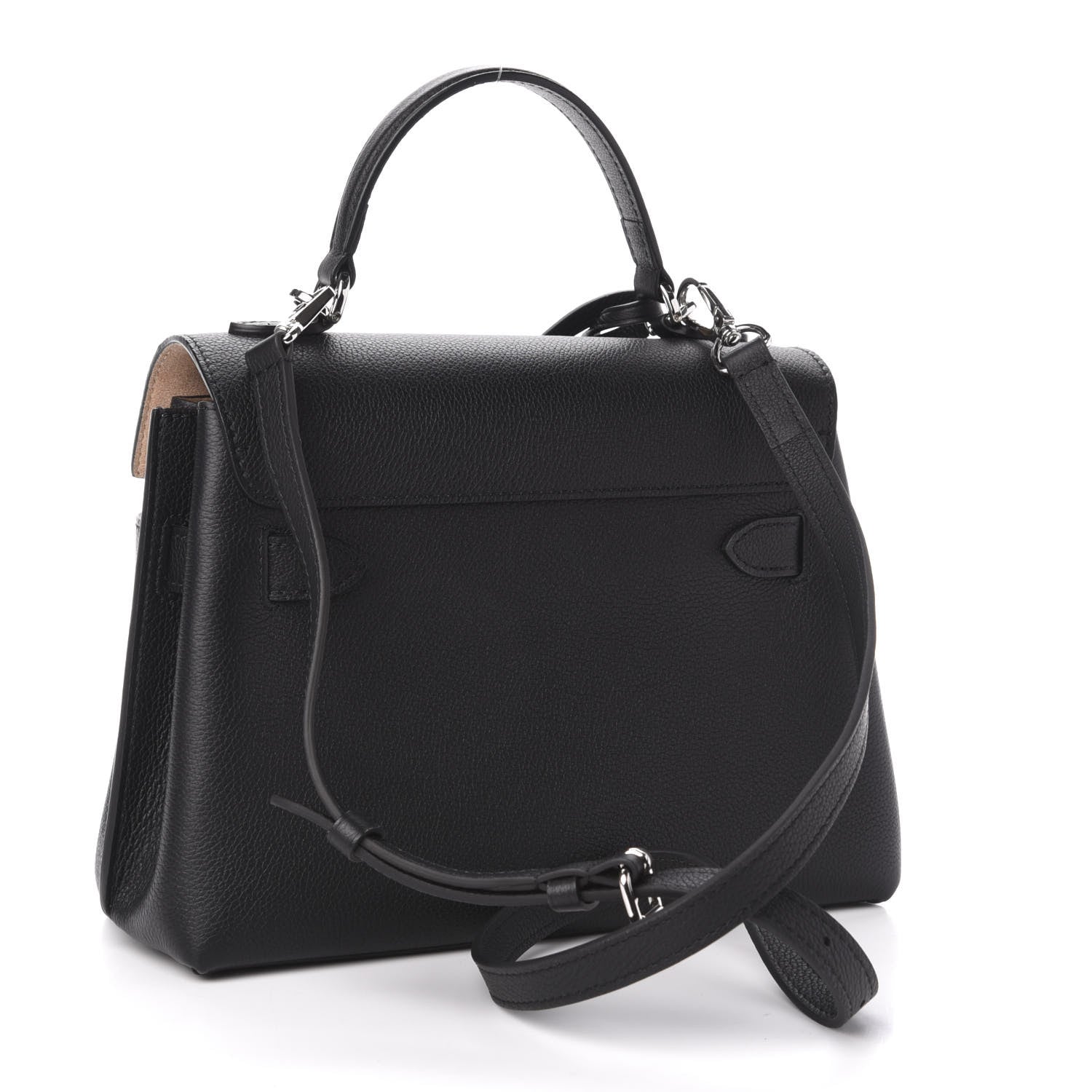 Louis Vuitton Calfskin Lockme Ever BB Black 3 of 12