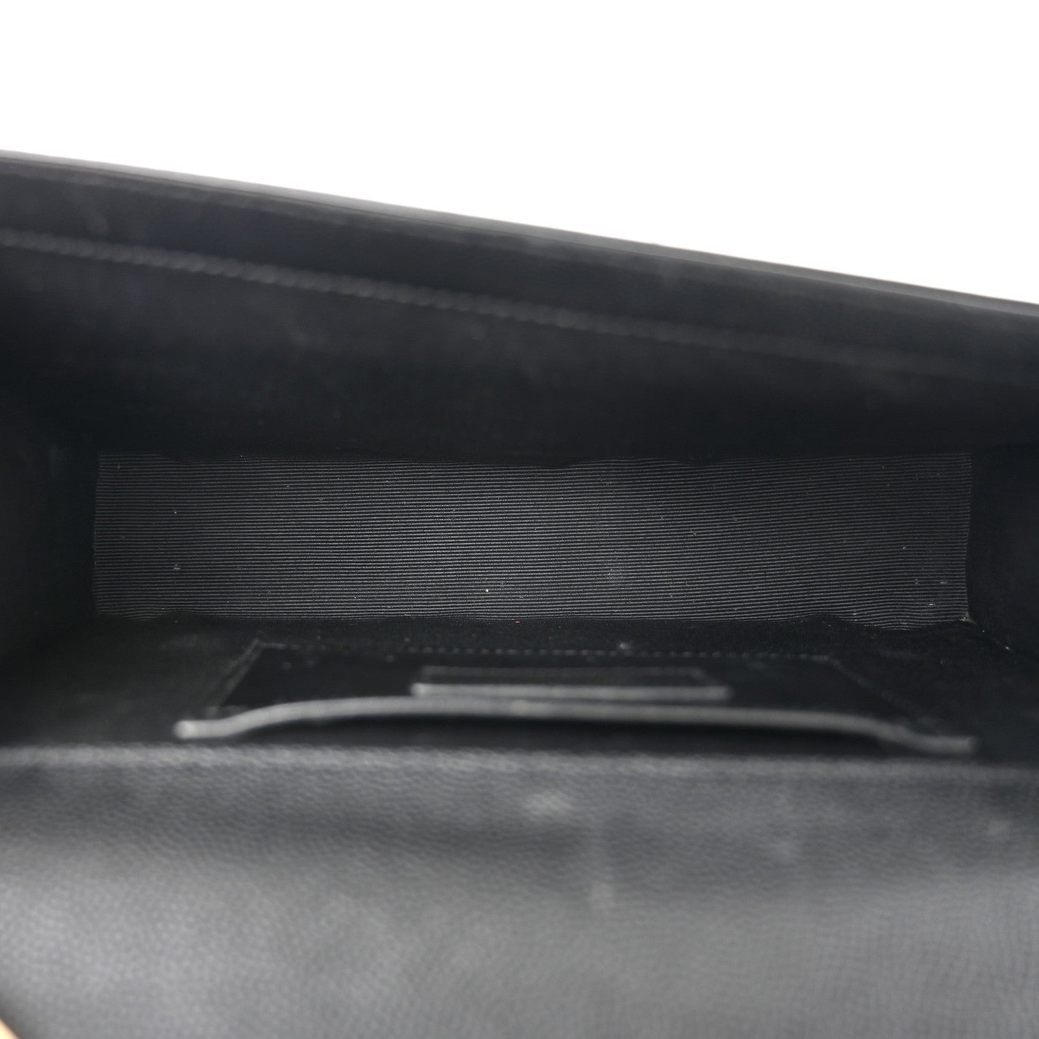 Saint Laurent Grain De Poudre Medium Classic Monogram Kate Satchel Black 5 of 10