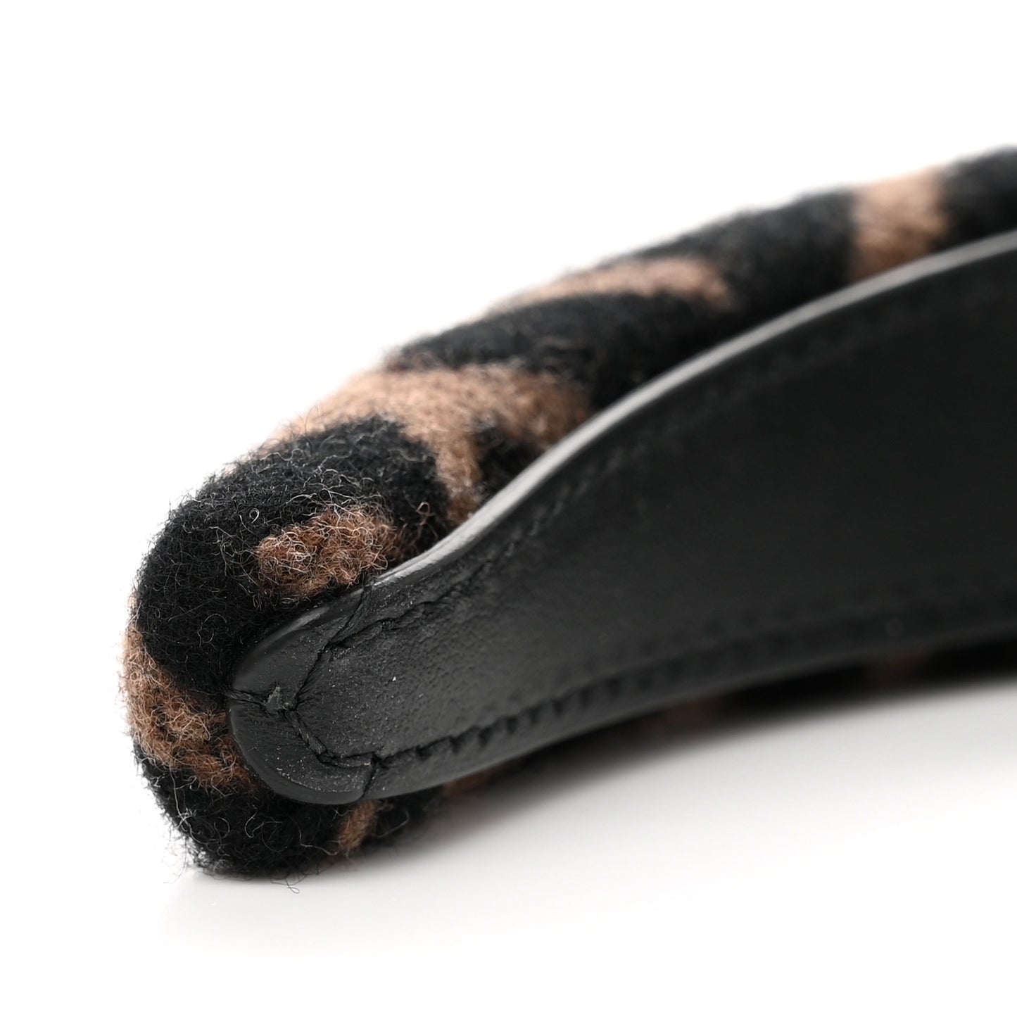 Wool Cashmere FF Logo Headband Tobacco