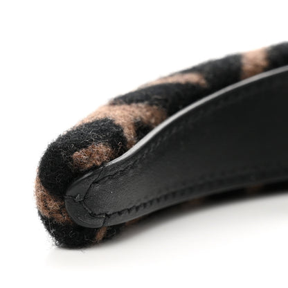 Fendi Wool Cashmere FF Logo Headband Tobacco 5 of 5