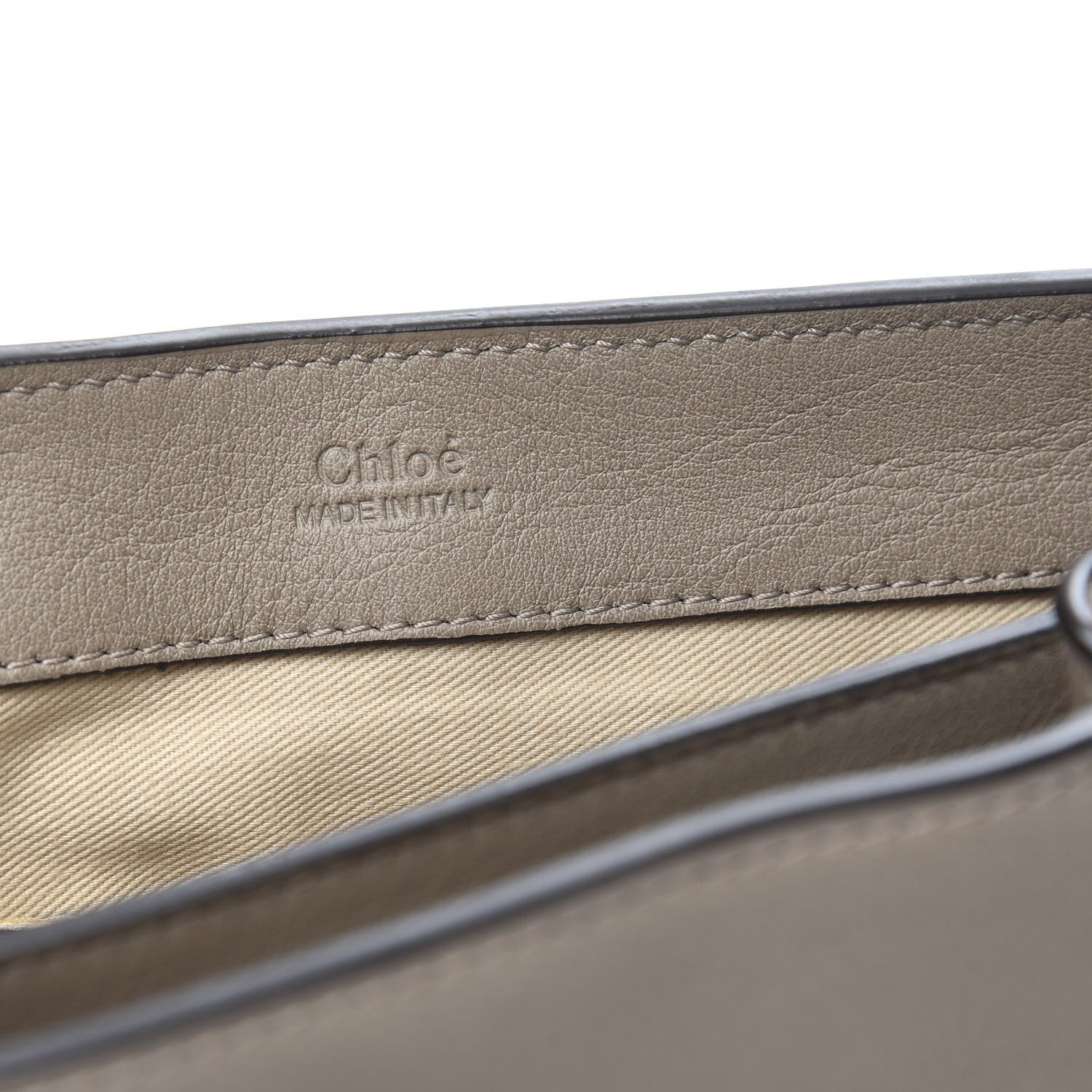 Chloe Calfskin Mini Faye Day Shoulder Bag Motty Grey 6 of 9
