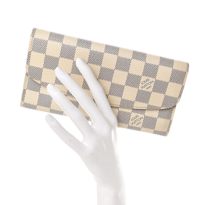 Louis Vuitton Damier Azur Emilie Wallet 2 of 7
