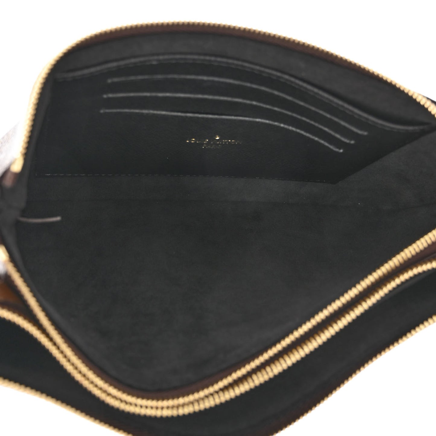 Reverse Monogram Giant Double Zip Pochette