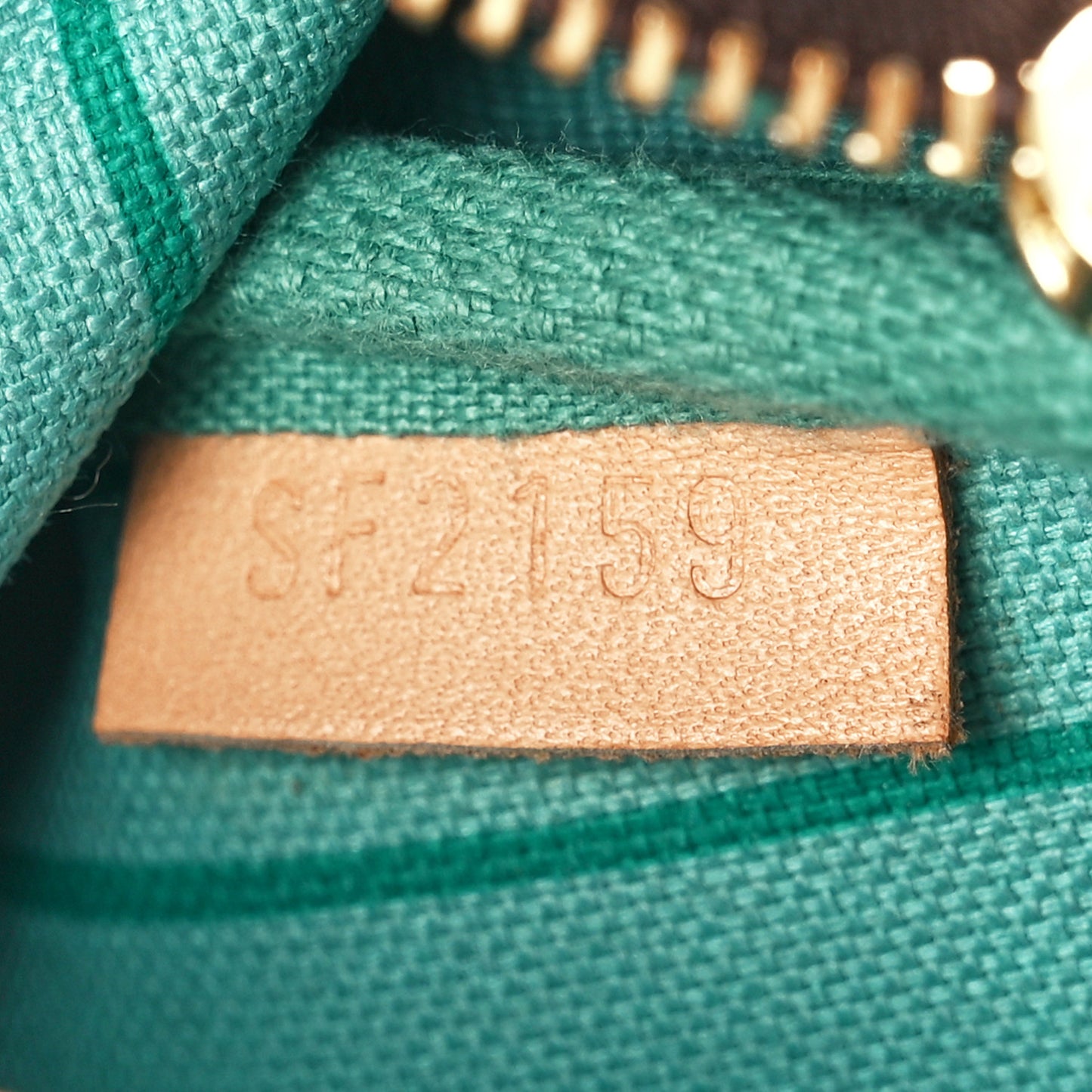 Monogram My LV Heritage Mini Pochette Accessories Vert Fuchsia