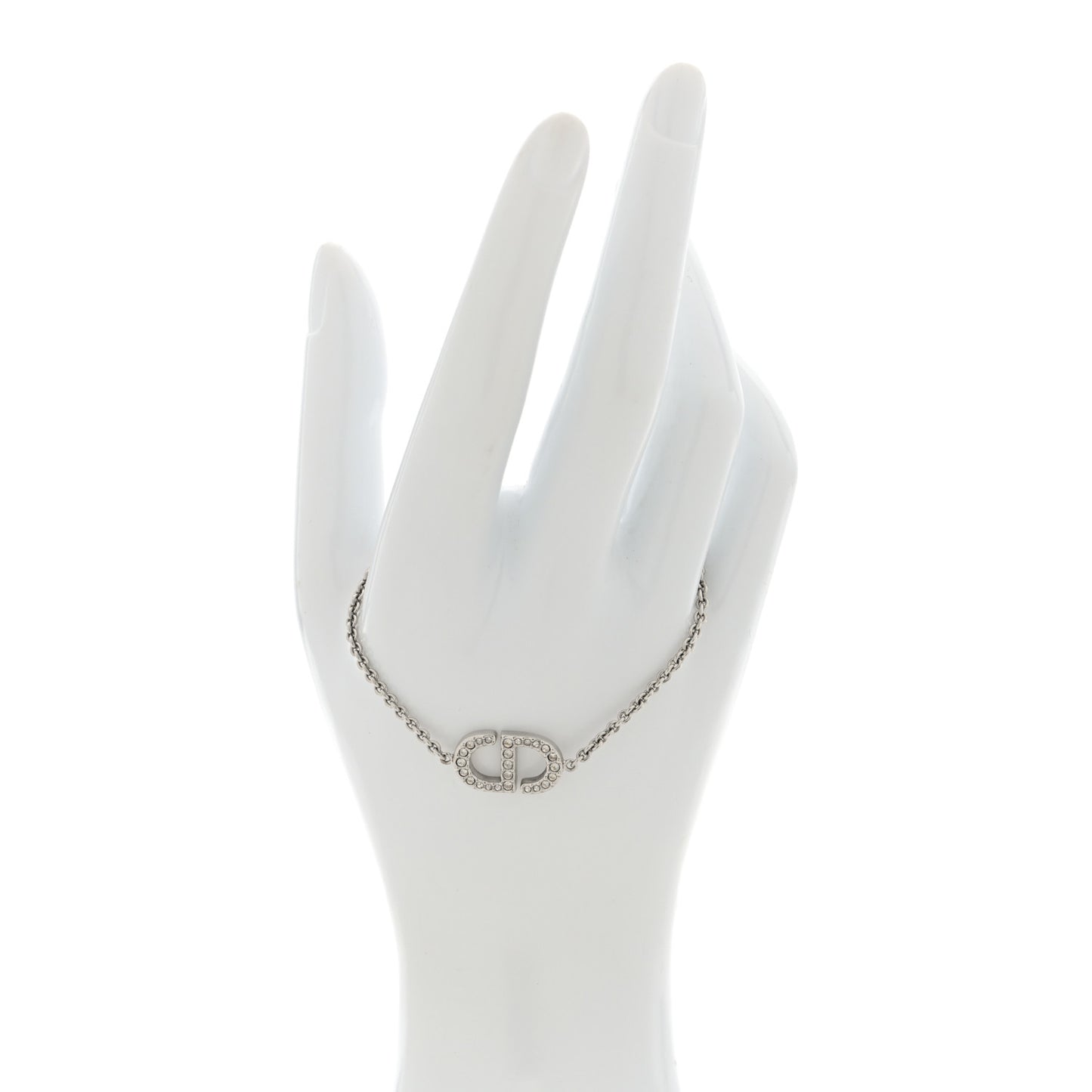 Crystal CD Bracelet Silver