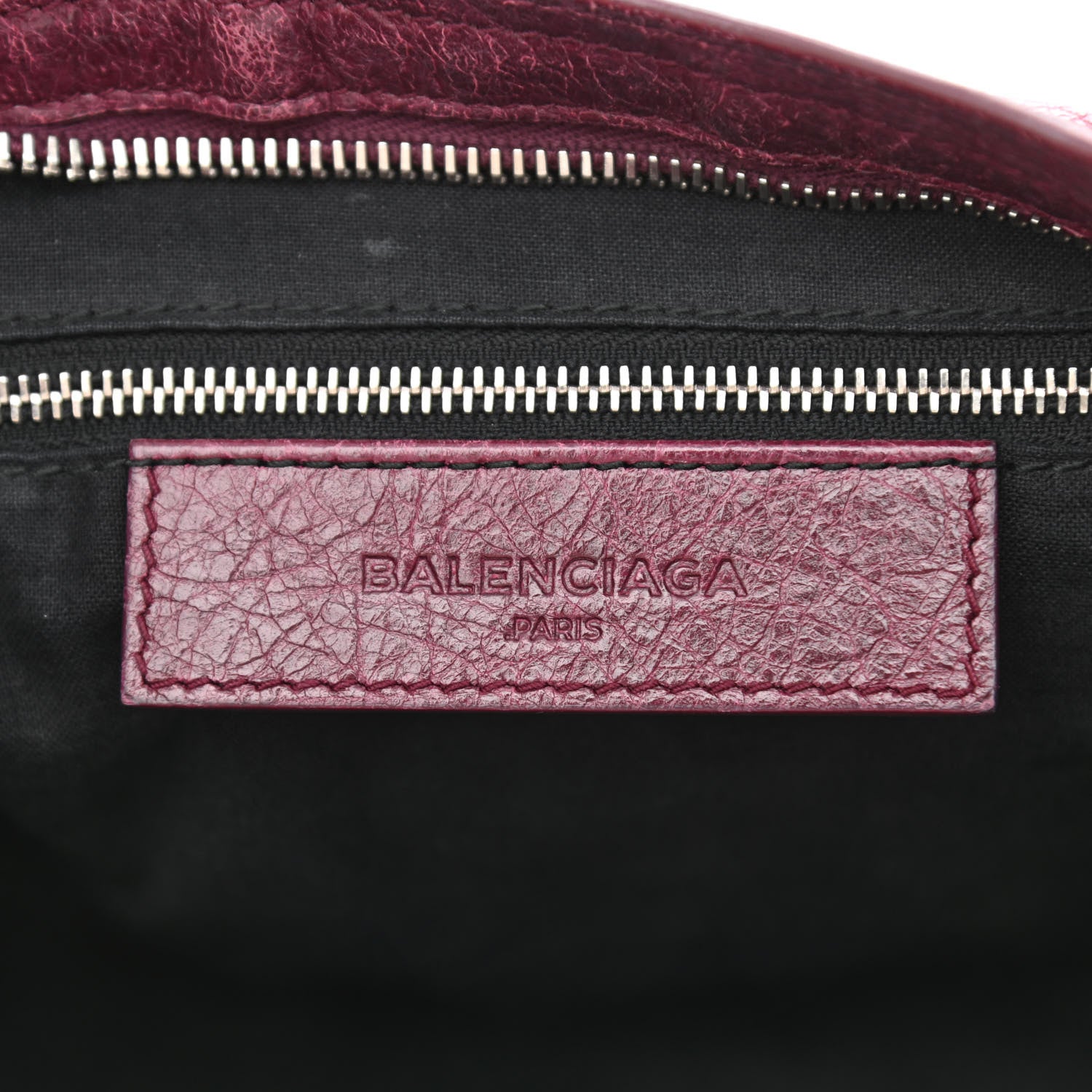 Balenciaga Agneau Classic Silver Hardware S City Violet Prune 6 of 10