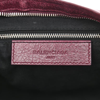 Balenciaga Agneau Classic Silver Hardware S City Violet Prune 6 of 10