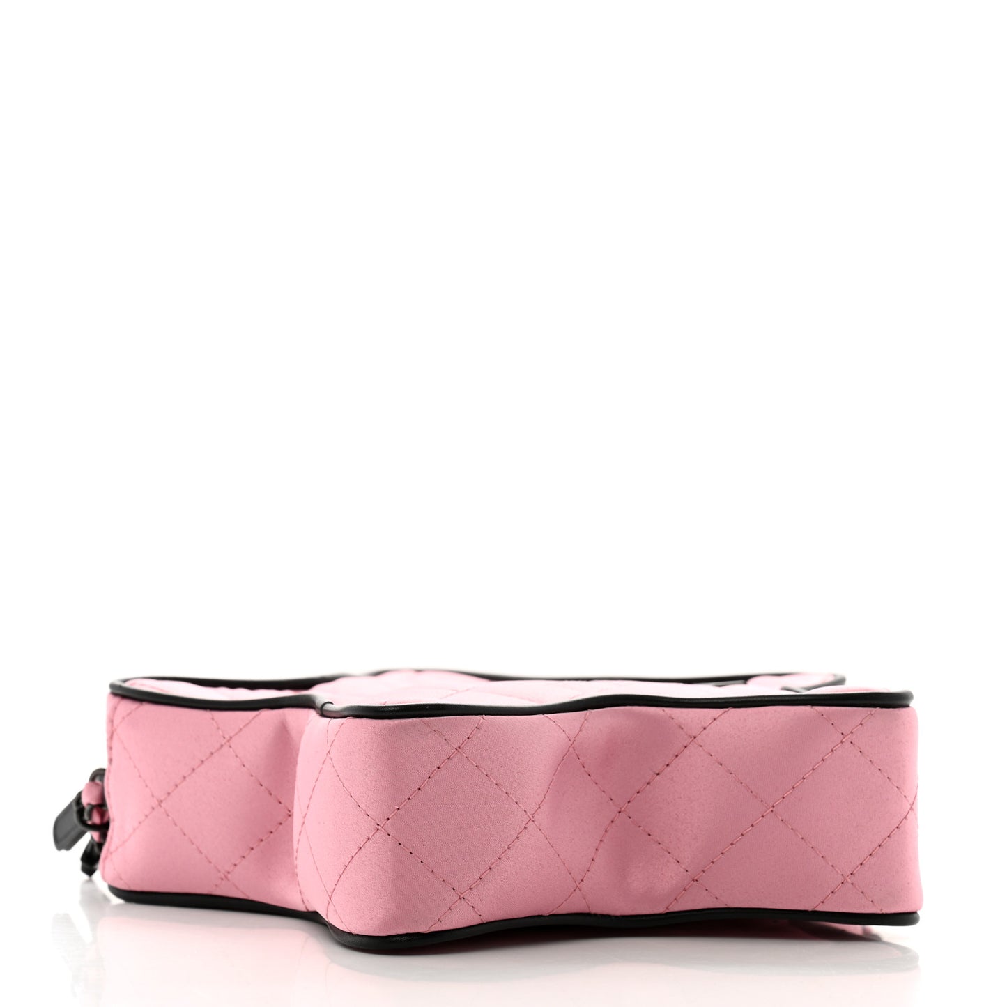 Satin Quilted Walk Of Fame Star Bag Pink