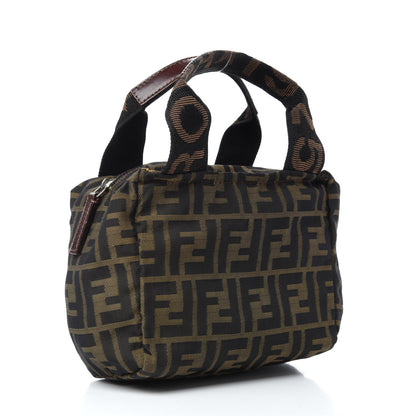 Fendi Fabric FF 1925 Mini Cosmetic Bag Tobacco 3 of 13