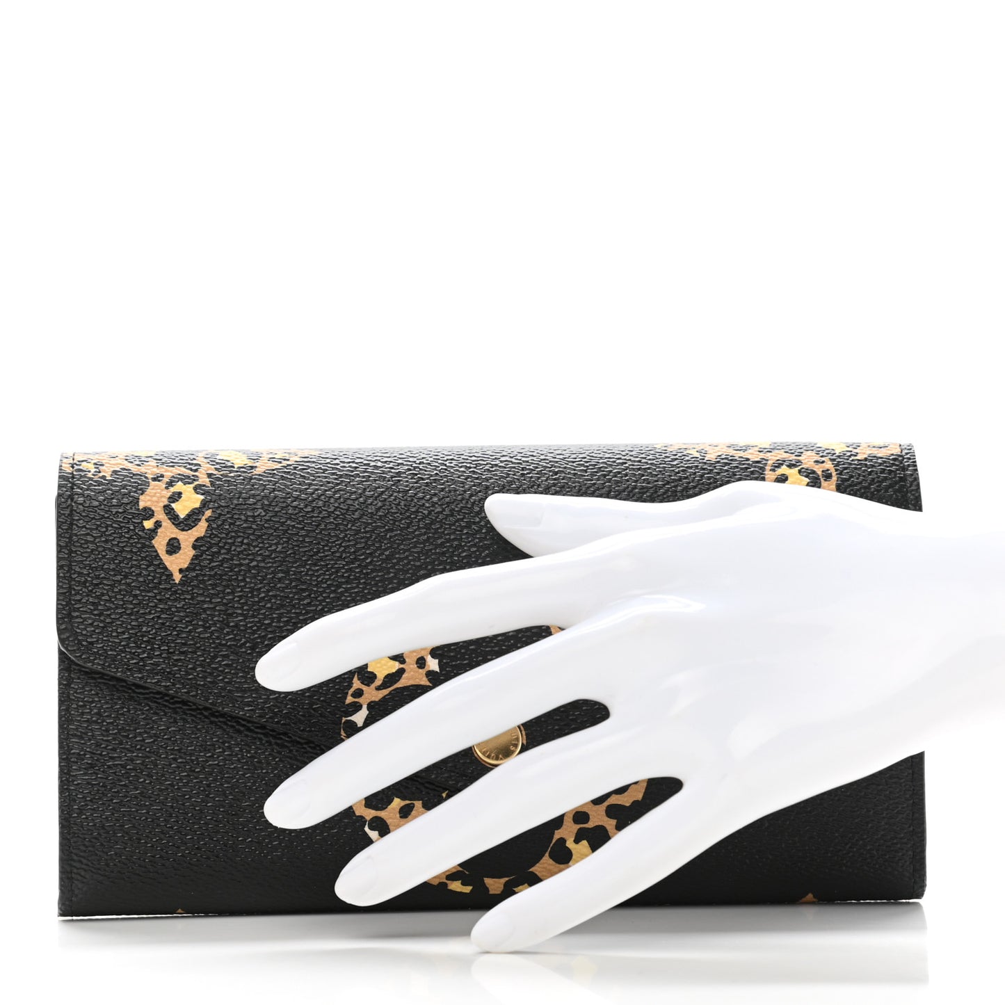 Monogram Giant Jungle Sarah Wallet Black